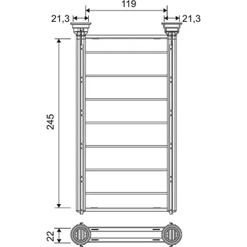 Výměník tepla, vnitřní vytápění VALEO 811697