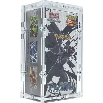 Obal pro sběratelský předmět Akrylový box Japonský Pokemon Deluxe Display Black Bolt (!Japonský!)