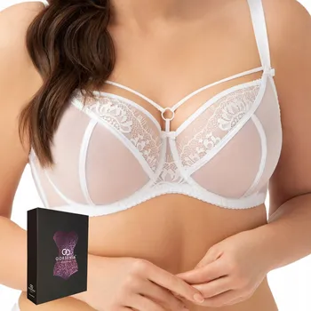 Podprsenka Měkká podprsenka GORSENIA K496 PARADISE Bílá 85H