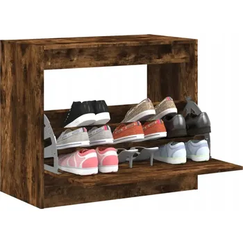 Botník Botník, kouřový dub, 80x42x69 cm