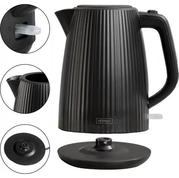 Rychlovarná konvice Rychlovarná konvice Kernau BKSK 181 BK 2200 W, 1,7 l, černá