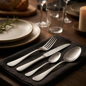 Příbor LA PORCELLANA BIANCA Loggia Vintage 24 ks. - sada příborů pro 6 osob z nerezové oceli