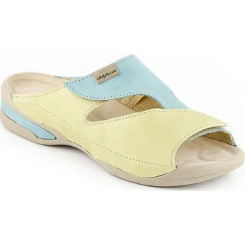 Dámská obuv MEDISTYLE zdravotní dámská pantofel REGINA Barva: Zeleno modrá, Velikost EU: 37