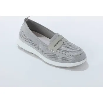 Dámská obuv Pružné mokasíny šedá 36