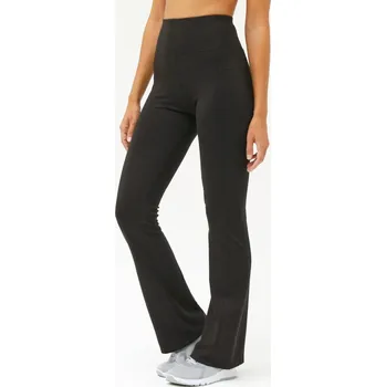 Dámská móda Bootcut legíny s vysokým pasem černá 50