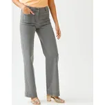 Široké džíny vhodné pro nižší postavu šedá 36