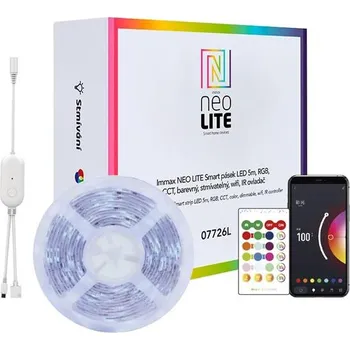 Smart LED pásek 12V IP65 24W RGB IMMAX NEO 07726L 5m WiFi Tuya