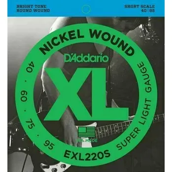 Příslušenství pro strunný nástroj D'Addario EXL220S Struny pro baskytaru