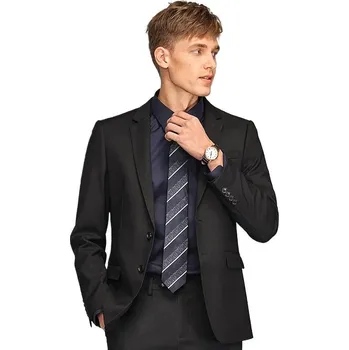 Best Fashion Pánský společenský oblek pro business a slavnosti Velikost: S, Barva (Varianta): Černá