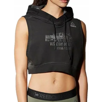 Dámská mikina Reebok dámská mikina s s kapucí Combat Glory, velikost XXS