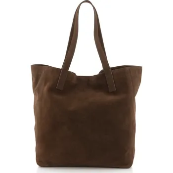 Kabelka KABELKA GANT SUEDE TOTE BAG MAHOGANY BROWN