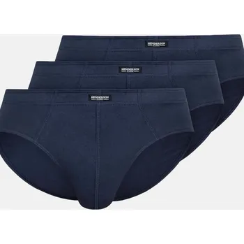 Pánská móda SLIPY MĘSKIE CLASSIC 3P 1446 BASIC tmavě modrá 2XL