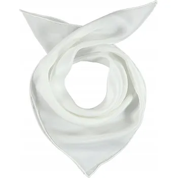 Nákrčník Dámský hedvábný nákrčník šátek hladký bílý Passigatti, vel. UNIVERZÁLNÍ