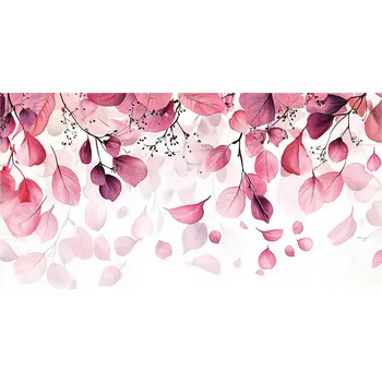 Fototapeta FOTOTAPETA ZÁVĚSNÉ RŮŽOVÉ LISTY LOŽNICE OBÝVACÍ POKOJ VLIESOVÁ TAPETA 200x140