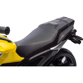 Dětské elektrovozidlo RKToys elektrická motorka Honda NC750X žlutá