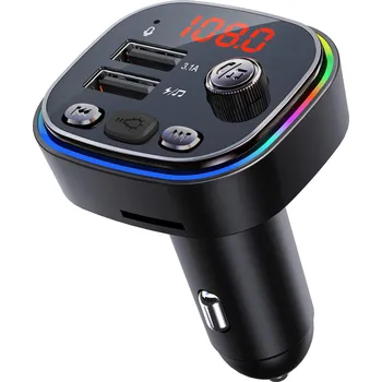 IP kamera VAKOSS AUTOMOBILOVÝ TRANSMITTER RGB/ FM/ BLUETOOTH/ USB / 3.1A TC-B439