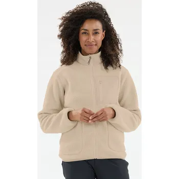 Dámská mikina Fleecová Mikina dámský Whistler Felis měkký teddy fleece, teplý, béžový 40