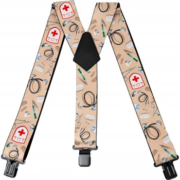 Kšandy Designové kšandy - Doktor - Zdravotník - béžové