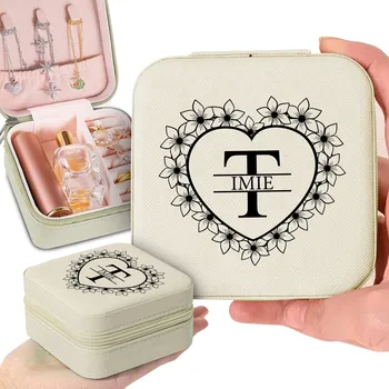Úložný box Organizér Šperkovnice Na Bižuterii Srdce Béžová JMÉNO VZ