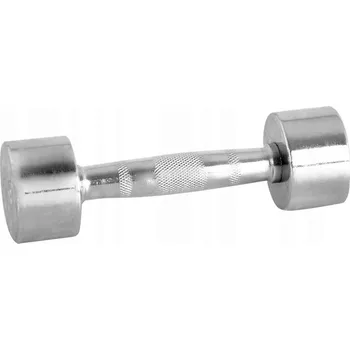 Chromované činky s pevnou hmotností inSPORTline 1x 4 kg