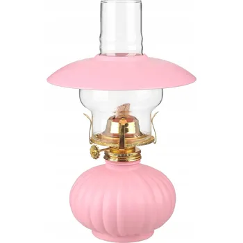 Obraz OLEJOVÁ LAMPA S KOMÍNEM 28CM SKLENĚNÁ DEKORACE AMANIGO