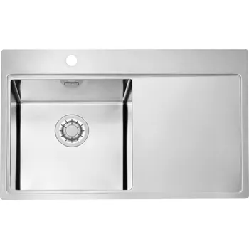 Nerezový dřez Alveus PURE 40 QC nerez odkap vpravo