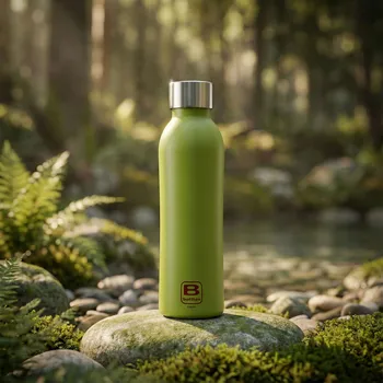 Outdoorové vybavení BUGATTI B Bottles Twin 500 ml – termos / láhev termiczna zelená limetka