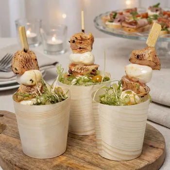 Jednorázové nádobí Kelímek na fingerfood 4,5x4,5 cm (balení po 50 ks) - VERLO (nové)