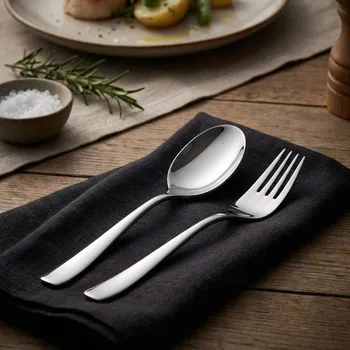 Příbor BUGATTI Amalfi 2 ks - nerezová sada příborů na servírování