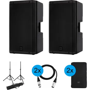 RCF ART 935-A Set reproboxů se stativy, kabely a obaly