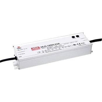 Příslušenství pro LED osvětlení MEAN WELL HLG-185H-48A LED driver, napájecí zdroj pro LED konstantní napětí, konstantní proud 187 W 3.9 A 48 V/DC PFC spínací obvod , ochrana proti přepětí ,
