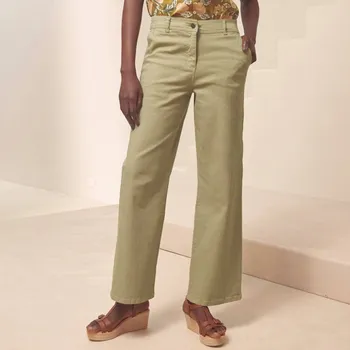 Dámská obuv Široké kalhoty ke kotníkům béžová 50