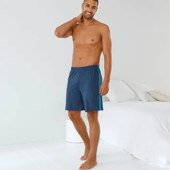 Dámské pyžamo Pyžamové šortky s kontrastním pruhem nám.modrá/tyrkysová 36/38