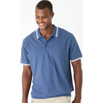 Pánské oblečení Polo tričko s krátkými rukávy modrá džínová 157/166