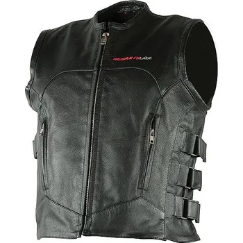 Moto vesta Kožená vesta Nazran Blade black - 3Xl / černá