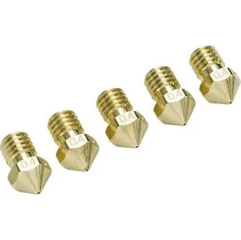 Příslušenství k 3D tiskárně UltiMaker Ultimaker Nobzle Pack 0,4 mm Vhodné pro 3D tiskárnu: Ultimaker 2 plus , Ultimaker 2 Extended plus UM2 plus Nozzle Pack 5x0.40mm 9525