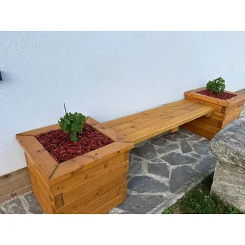 Skleník Květinová lavička - Modřín