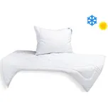 Brotex Celoroční SET Luxus Plus, přikrývka 140x200cm 1000g + polštář 70x90cm 900g UNICO zip