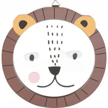 Zrcadlo Dětské nástěnné zrcadlo LEV, Ø 21cm