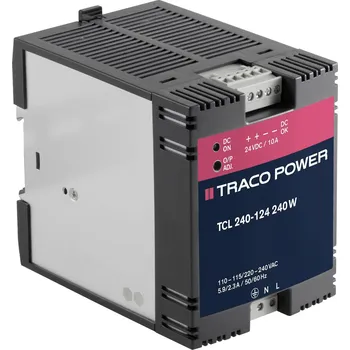 spínaný zdroj TracoPower TCL 240-124 síťový zdroj na DIN lištu 24 V/DC 10 A 240 W Počet výstupů:1 x Obsah 1 ks