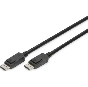 Audio kabel Digitus DisplayPort kabel Konektor DisplayPort, Konektor DisplayPort 2.00 m černá AK-340106-020-S 8K UHD, pozlacené kontakty Kabel DisplayPort