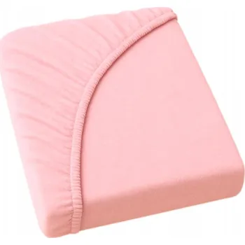 Prostěradlo Prostěradlo jersey s gumou 70x140 růžové pastelové bavlněné