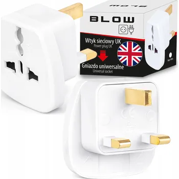 Adaptér Blow z UK zásuvky na univerzální zástrčku 13A CE