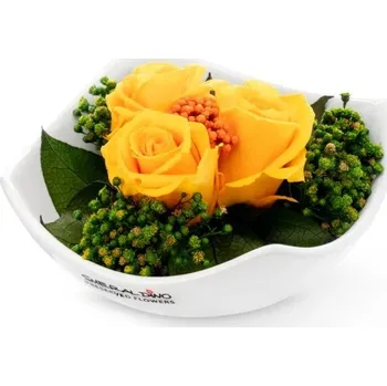 umělá květina Smeraldino Aranže Nela žlutá