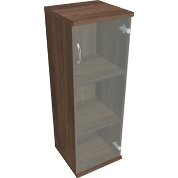 Policová skříň Skříň prosklené dveře S 3 40 03 P - OŘECH