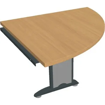 Psací stůl Stůl spojovací pravý - CP 901 P - BUK , ČERNÁ Ral 9005