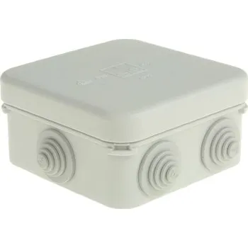 Rozvaděč Rozvodná skříň Polypropylen Šedá 90 x 90 x 45mm řada HP IP55