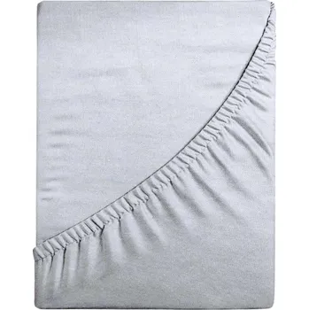 Prostěradlo Prostěradlo Jersey Delux - popelavá 80x160 S gumou, Polský výrobek