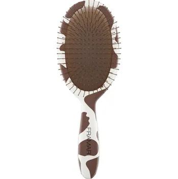 kartáč na vlasy Framar Detangle Cow Yeehaw kartáč na rozčesávání vlasů