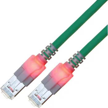 Datový kabel Easylan CS1OTCDCD0030 RJ45 síťové kabely, propojovací kabely CAT 6 S/FTP 3.00 m tyrkysová dvoužilový stíněný, bez halogenů, samozhášecí 1 ks